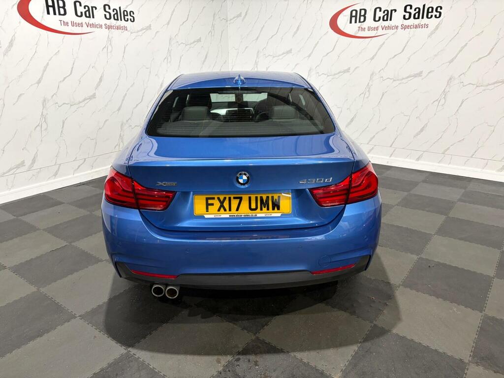 BMW 4 Series Gran Coupe 3.0 430D M Sport Xdrive Euro 6 Ss FX17UMW Blue #3