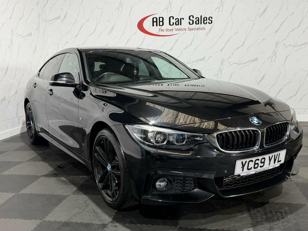 BMW 4 Series Gran Coupe 2.0 420D M Sport Xdrive Euro 6 Ss YC69YVL Black #5