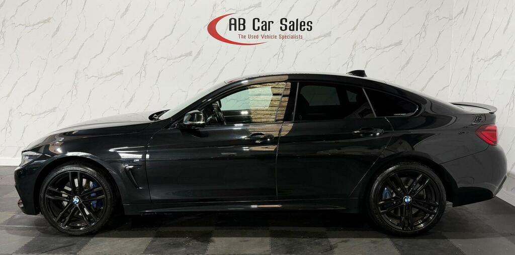 BMW 4 Series Gran Coupe 2.0 420D M Sport Xdrive Euro 6 Ss YC69YVL Black #4