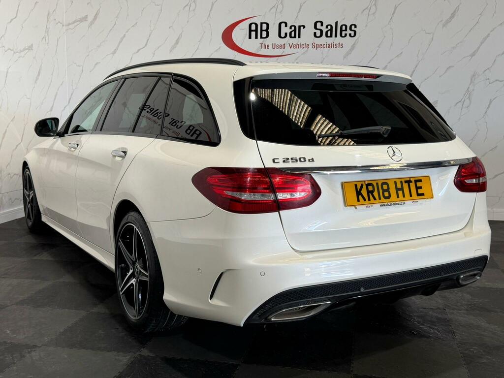 Mercedes-Benz C Class 2.1 C250d Amg Line Premium Plus G-tronic Euro 6 KR18HTE White #5