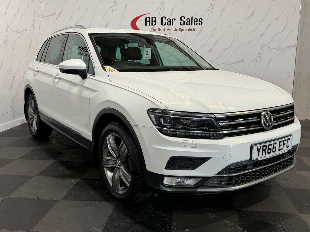 Volkswagen Tiguan 2.0 Tdi Bluemotion Tech Sel Dsg 4Motion Euro 6 S YR66EFC White #5