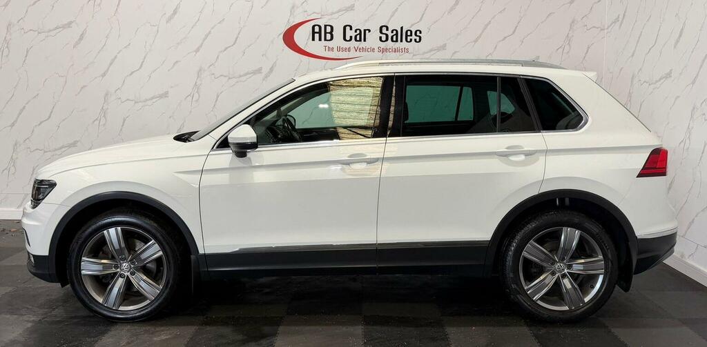 Volkswagen Tiguan 2.0 Tdi Bluemotion Tech Sel Dsg 4Motion Euro 6 S YR66EFC White #4