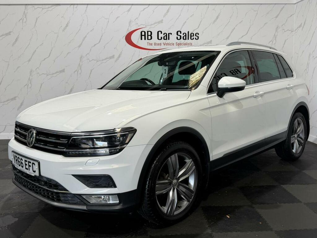 Volkswagen Tiguan 2.0 Tdi Bluemotion Tech Sel Dsg 4Motion Euro 6 S YR66EFC White #6