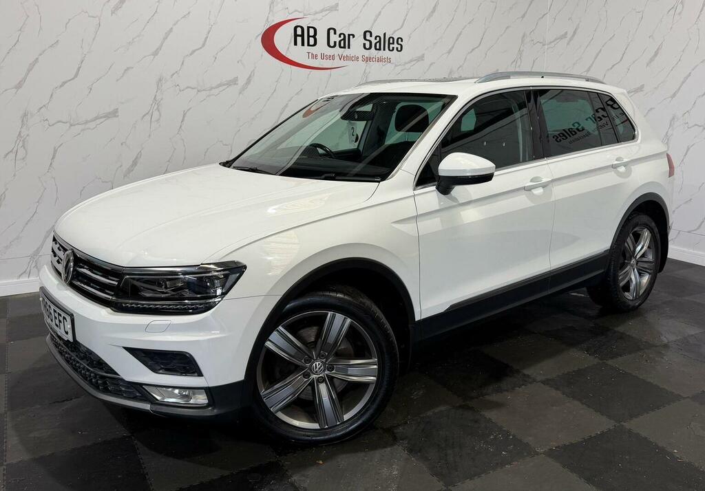 Volkswagen Tiguan 2.0 Tdi Bluemotion Tech Sel Dsg 4Motion Euro 6 S White