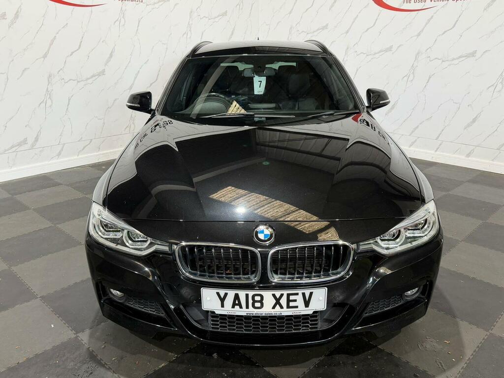 BMW 3 Series 2.0 320D M Sport Touring Euro 6 Ss YA18XEV Black #2