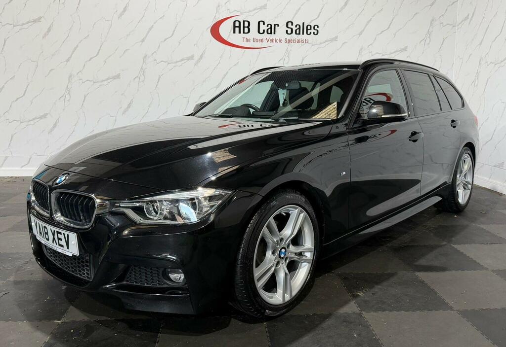 BMW 3 Series 2.0 320D M Sport Touring Euro 6 Ss YA18XEV Black #5