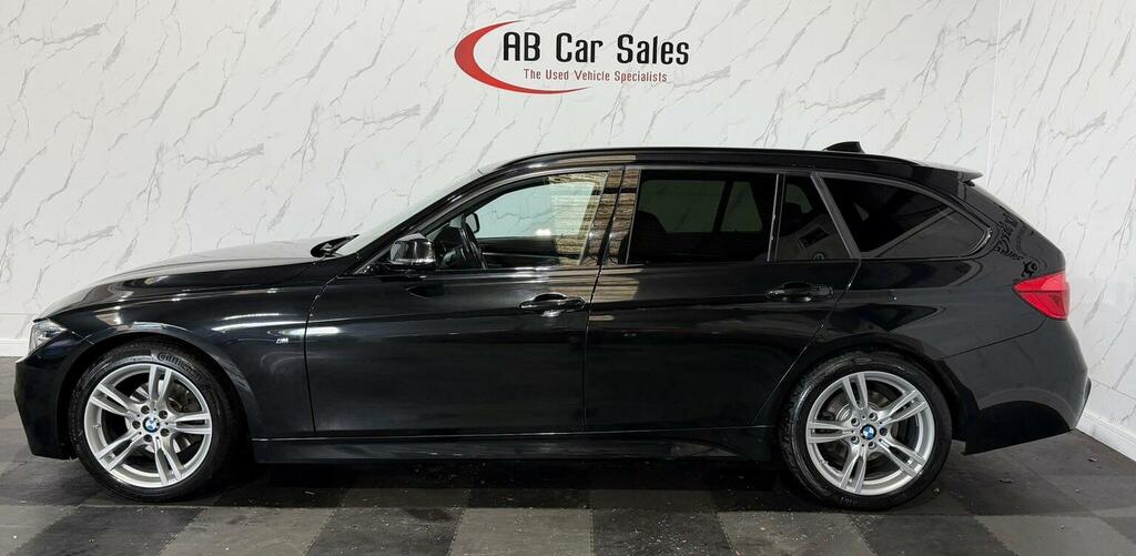 BMW 3 Series 2.0 320D M Sport Touring Euro 6 Ss YA18XEV Black #6
