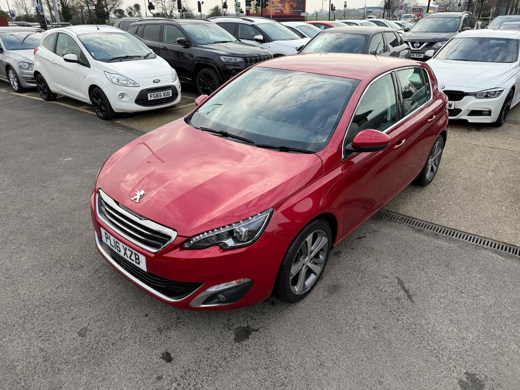 Peugeot 308 1.2 Puretech Allure Hatchback Eat Euro PL16XZB Red #2