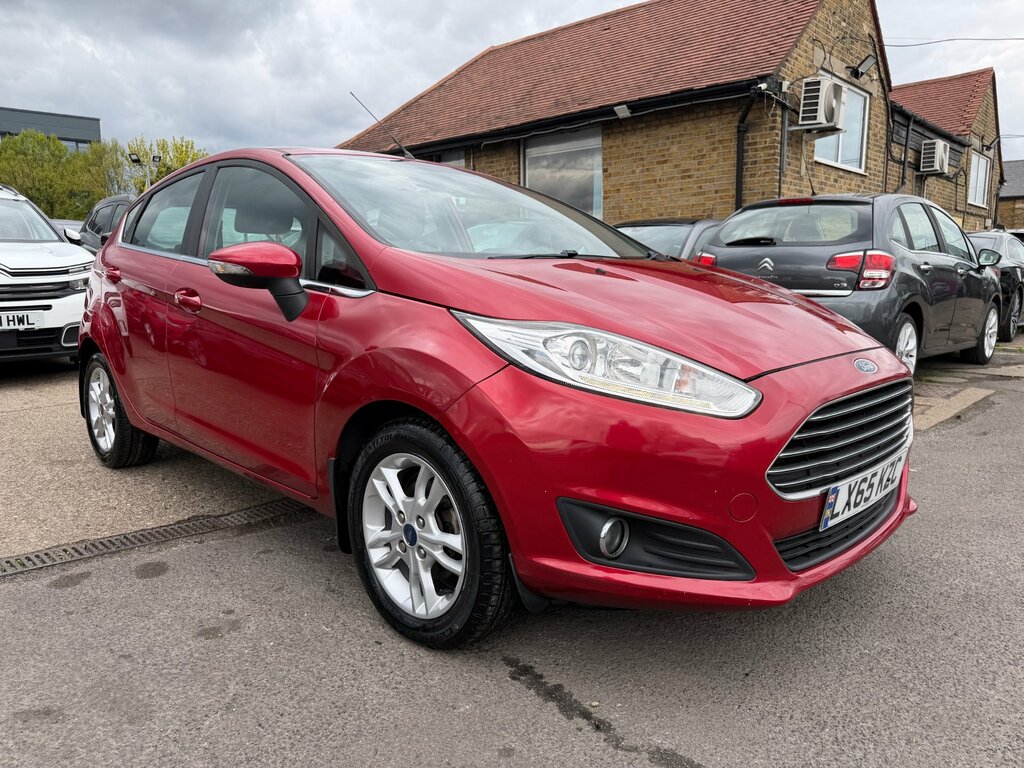 Ford Fiesta 1.0T Ecoboost Zetec Hatchback Eu LX65KZC Red #3