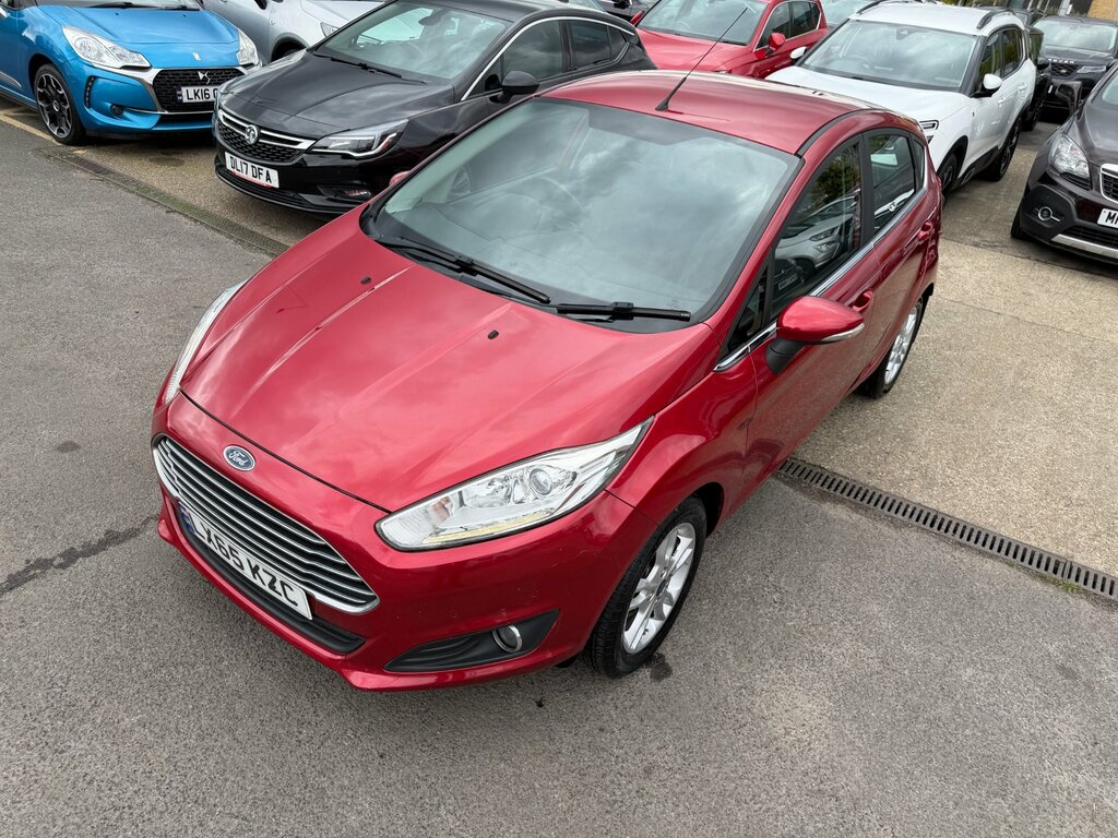 Ford Fiesta 1.0T Ecoboost Zetec Hatchback Eu LX65KZC Red #6