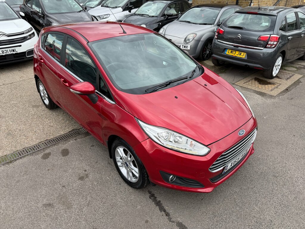 Ford Fiesta 1.0T Ecoboost Zetec Hatchback Eu LX65KZC Red #2