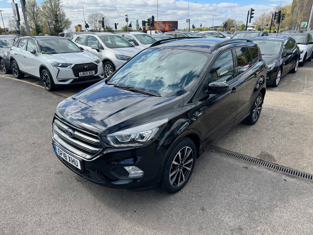 Ford Kuga 1.5 Tdci St-line Suv Powershift Euro 6 EF18XHU Black #2