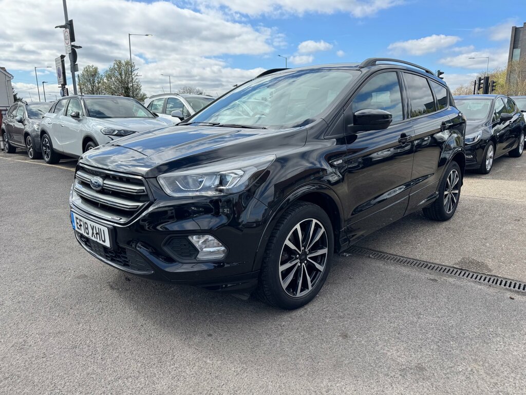 Ford Kuga 1.5 Tdci St-line Suv Powershift Euro 6 EF18XHU Black #3