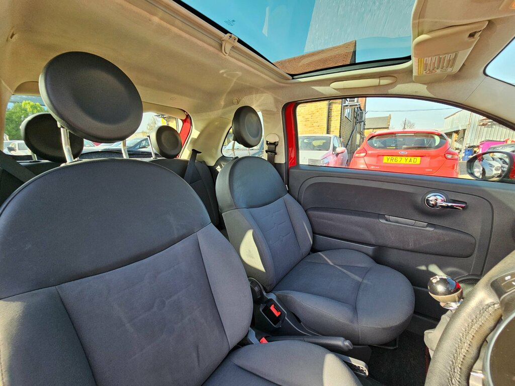 Fiat 500 1.2 Lounge Hatchback Euro 5 Ss Red
