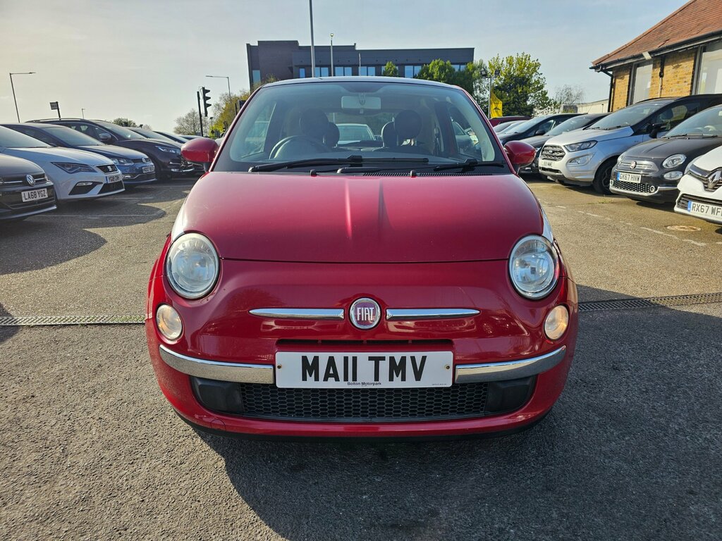 Fiat 500 1.2 Lounge Hatchback Euro 5 Ss Red #3