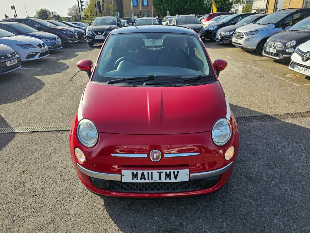Fiat 500 1.2 Lounge Hatchback Euro 5 Ss Red #4