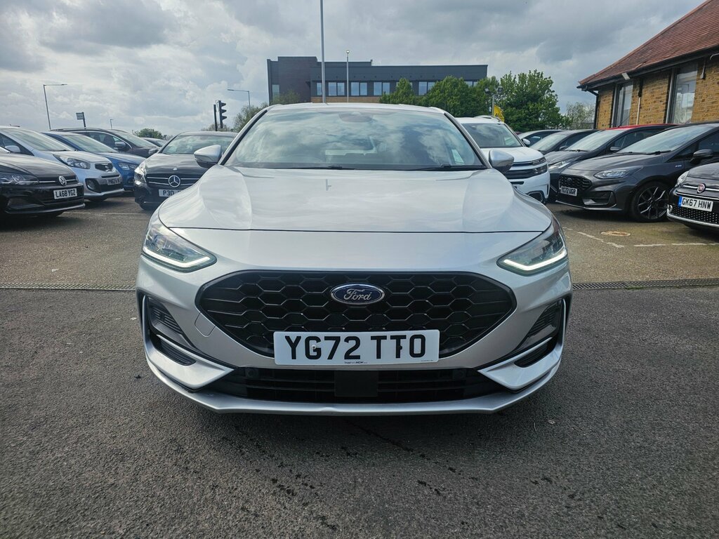 Ford Focus 1.0T Ecoboost Mhev St-line Hatchback Hy YG72TTO Silver #3