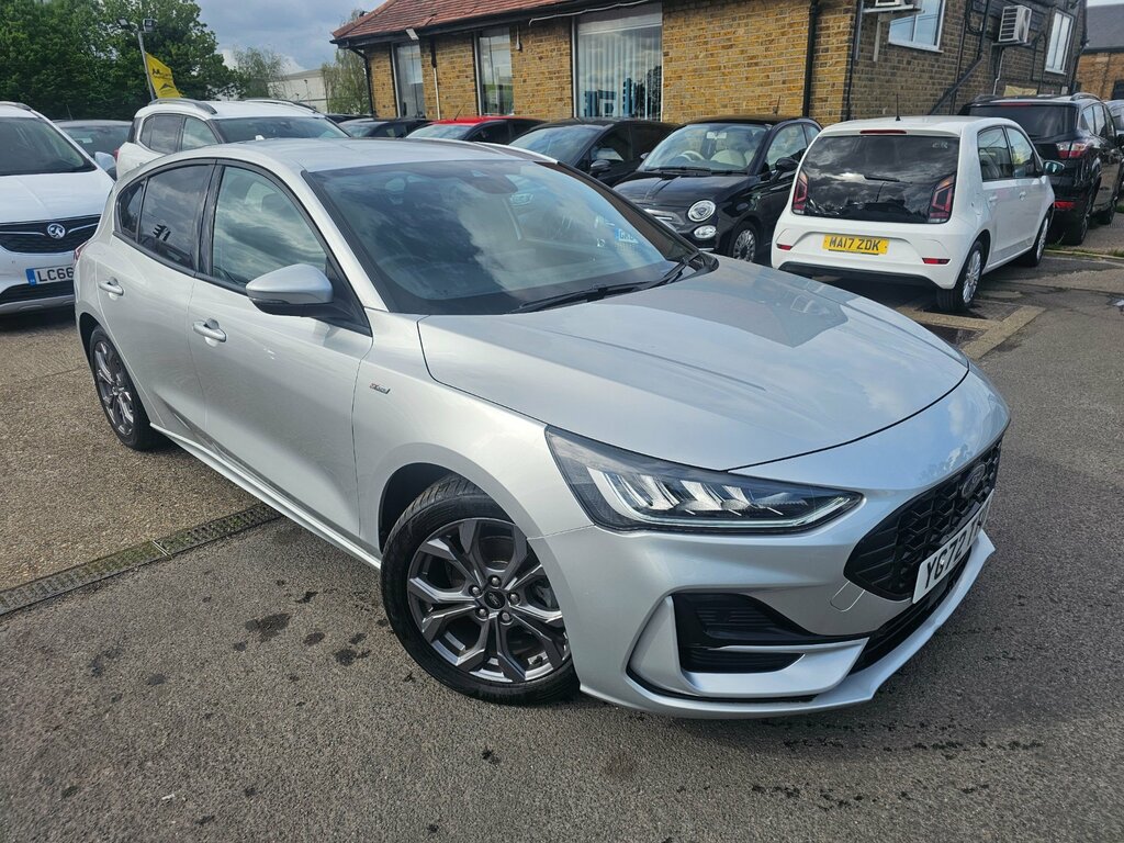 Ford Focus 1.0T Ecoboost Mhev St-line Hatchback Hy YG72TTO Silver #2