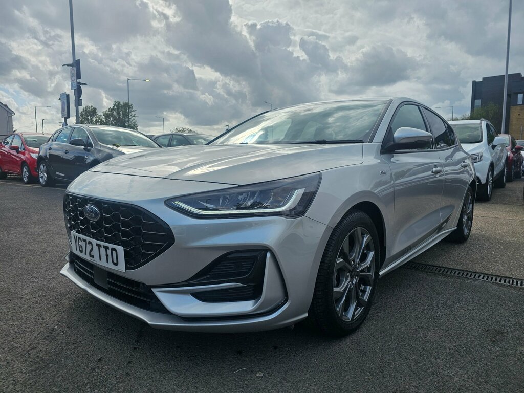 Ford Focus 1.0T Ecoboost Mhev St-line Hatchback Hy YG72TTO Silver #5