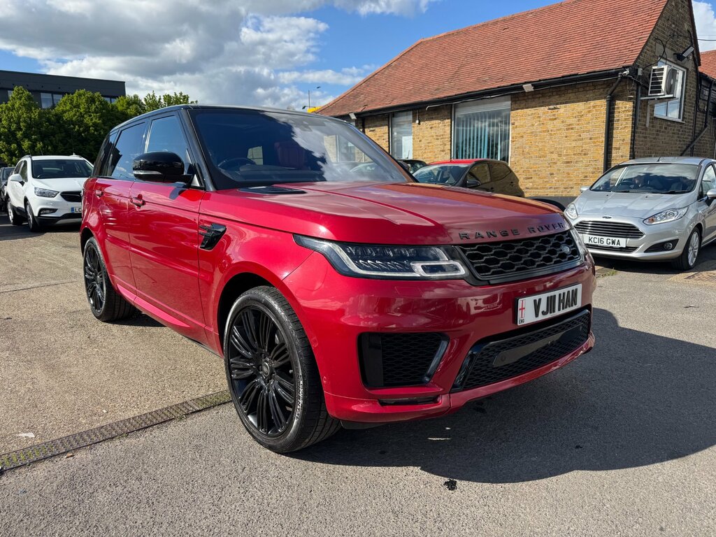 Land Rover Range Rover Sport 3.0 Sd V6 Dynamic Suv Aut VJ11HAN Red #3