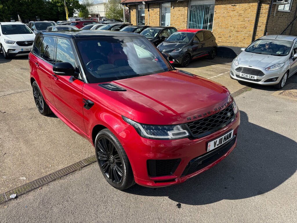 Land Rover Range Rover Sport 3.0 Sd V6 Dynamic Suv Aut VJ11HAN Red #2