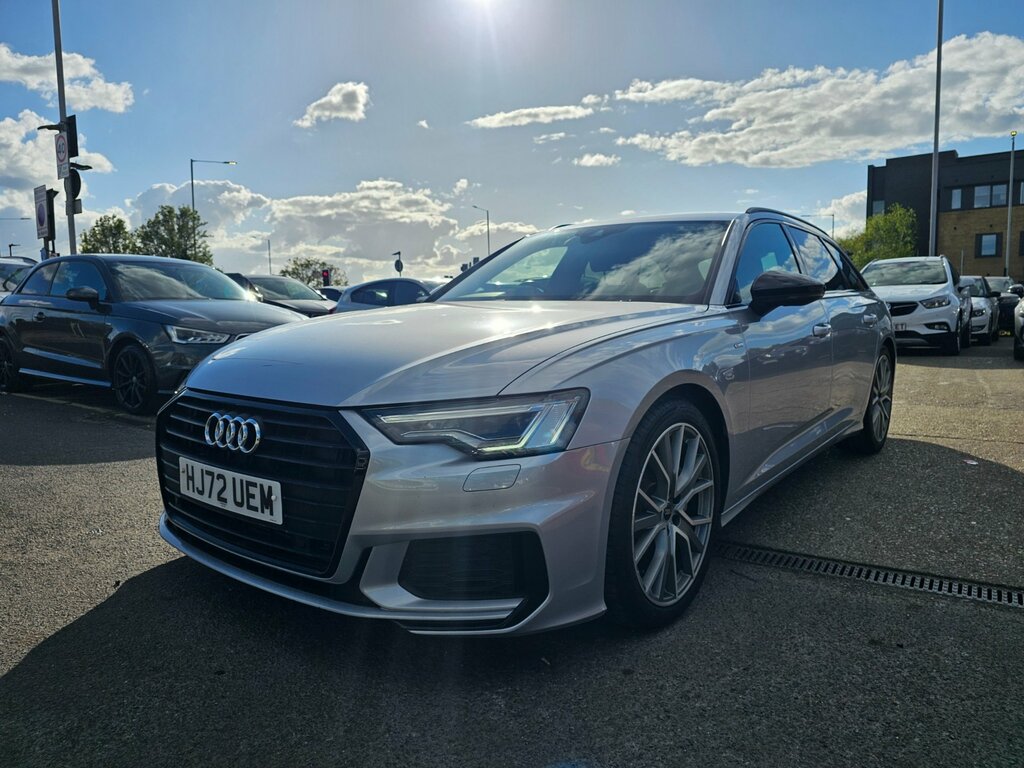 Audi A6 Avant 2.0 Tfsi 40 Black Edition Estate S Tron HJ72UEM Silver #4
