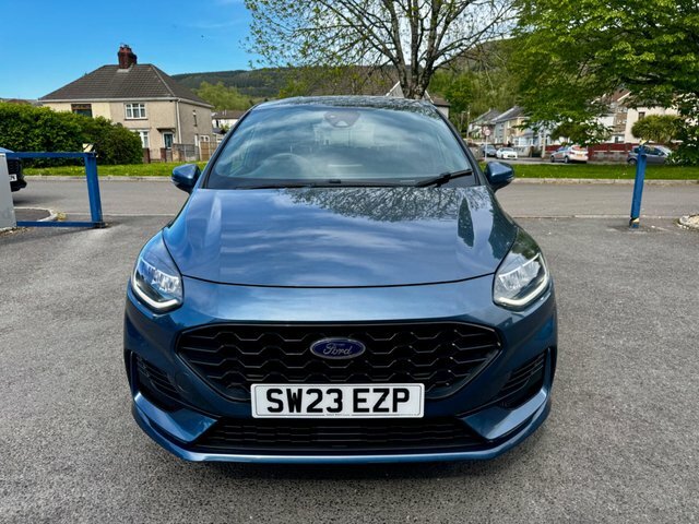 Ford Fiesta Ecoboost St-line Euro 6 SW23EZP Blue #2
