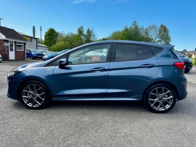 Ford Fiesta Ecoboost St-line Euro 6 SW23EZP Blue #4