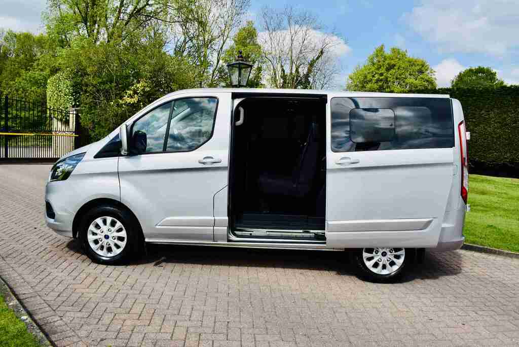 Ford Transit Custom Combi Van 2.0 320 Ecoblue Limited Crew Van L1 WP72KKN Silver #3