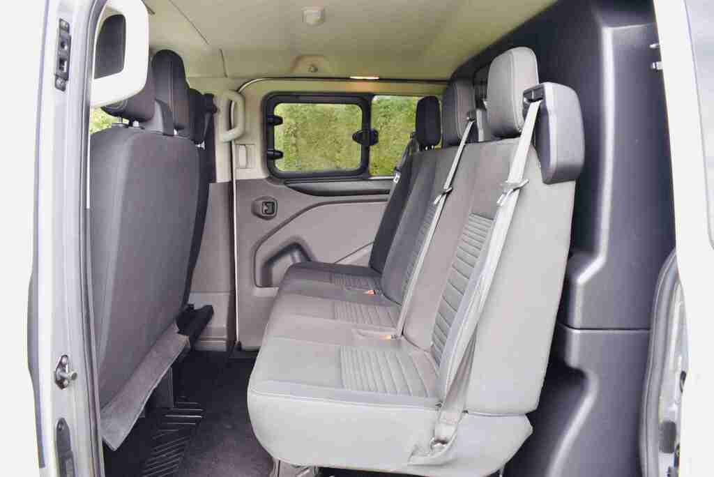 Ford Transit Custom Combi Van 2.0 320 Ecoblue Limited Crew Van L1 WP72KKN Silver #6