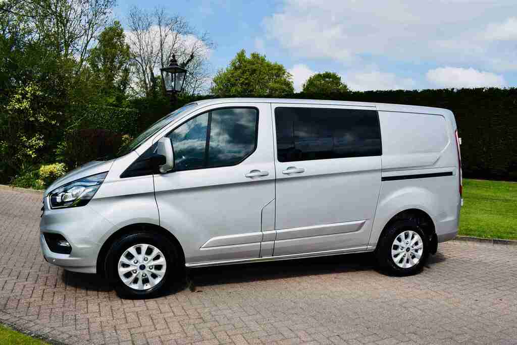 Ford Transit Custom Combi Van 2.0 320 Ecoblue Limited Crew Van L1 WP72KKN Silver #2