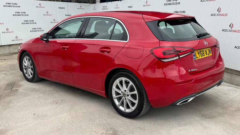 Mercedes-Benz A Class Hatchback 1.5 A180d Sport Executive 7G-dct Euro LY68WJM Red #6