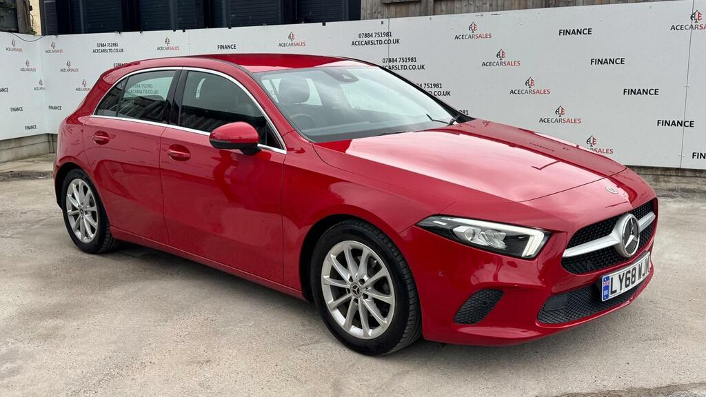 Mercedes-Benz A Class Hatchback 1.5 A180d Sport Executive 7G-dct Euro LY68WJM Red #2