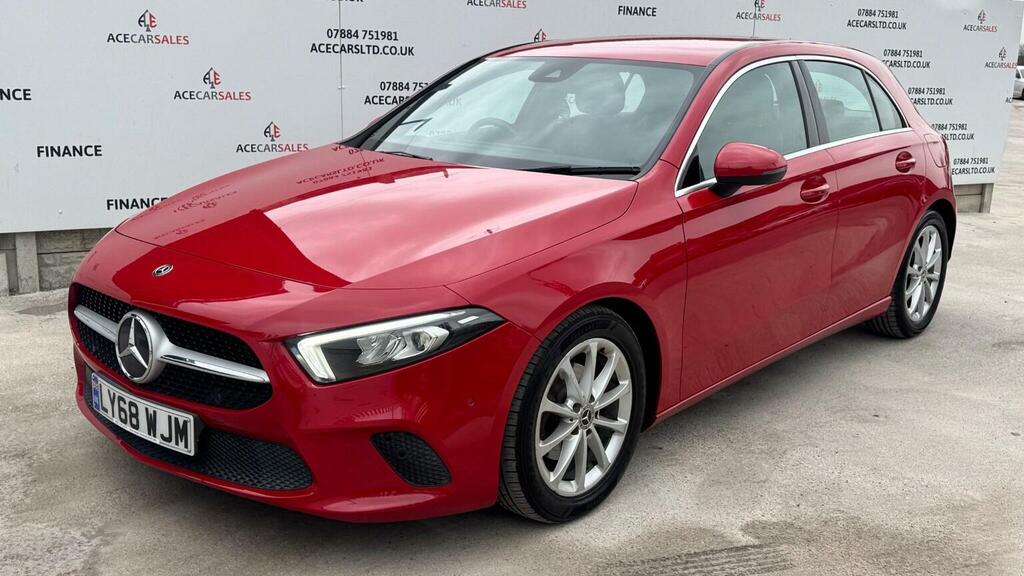 Mercedes-Benz A Class Hatchback 1.5 A180d Sport Executive 7G-dct Euro LY68WJM Red #4