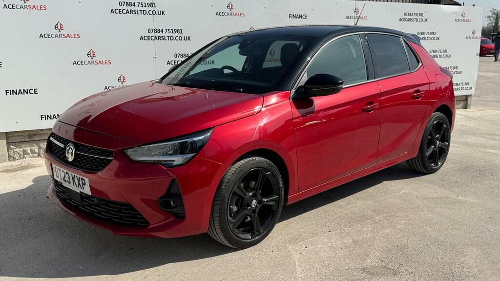 Vauxhall Corsa Hatchback 1.2 Turbo Gs Euro 6 Ss 2023 DT23KXP Red #4