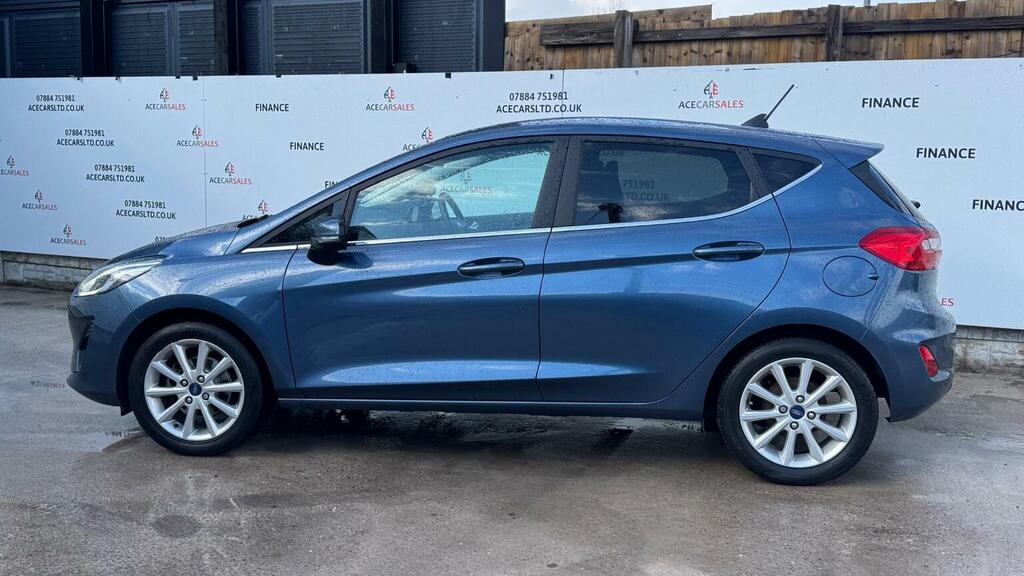 Ford Fiesta Hatchback 1.0T Ecoboost Titanium Euro 6 Ss DX68USL Blue #5