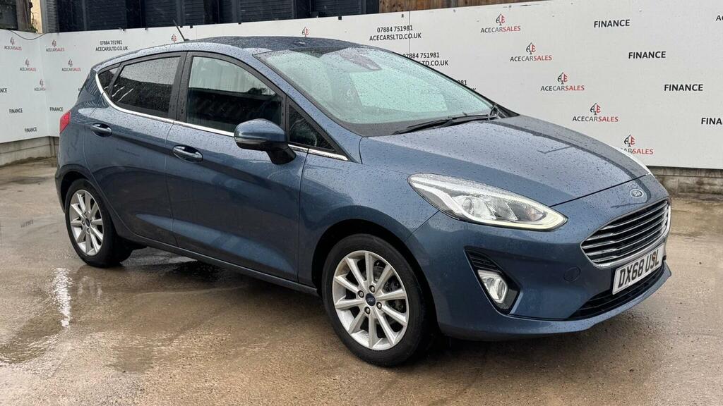 Ford Fiesta Hatchback 1.0T Ecoboost Titanium Euro 6 Ss DX68USL Blue #2