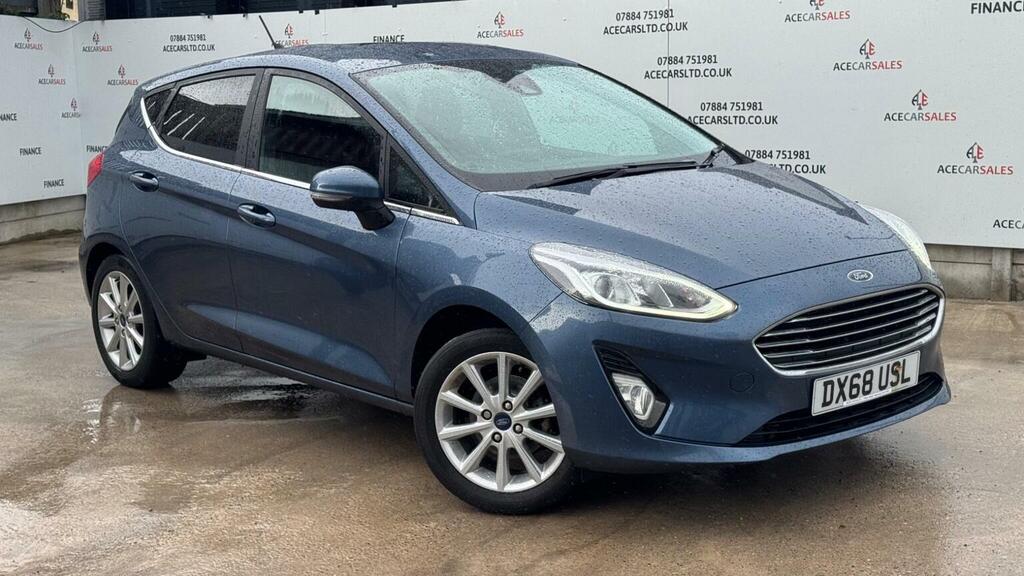 Ford Fiesta Hatchback 1.0T Ecoboost Titanium Euro 6 Ss Blue