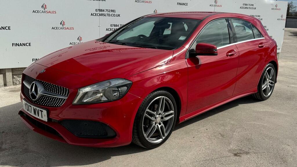 Mercedes-Benz A Class Hatchback 1.6 A160 Amg Line Executive Euro 6 S YD17WVT Red #4