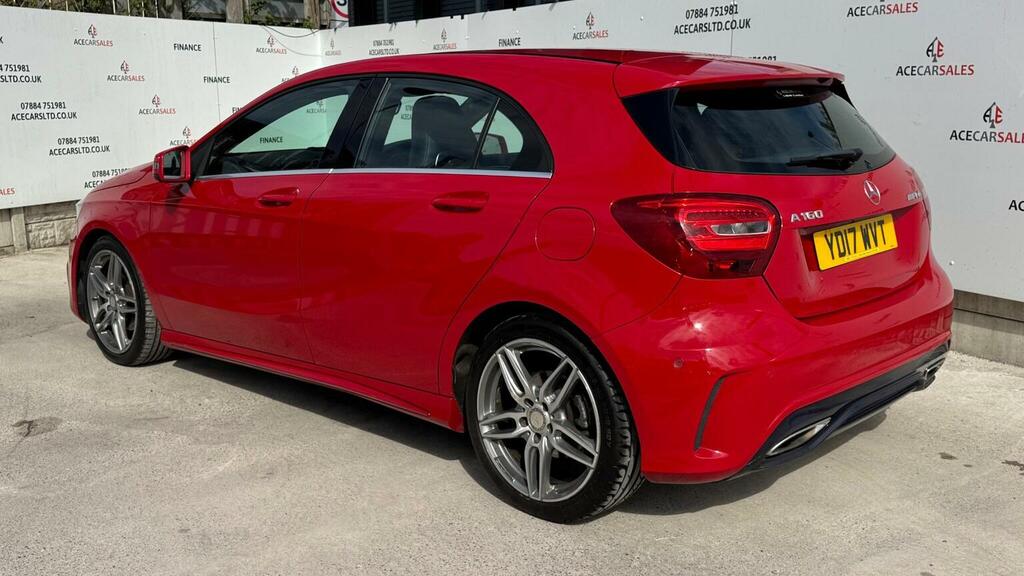 Mercedes-Benz A Class Hatchback 1.6 A160 Amg Line Executive Euro 6 S YD17WVT Red #6