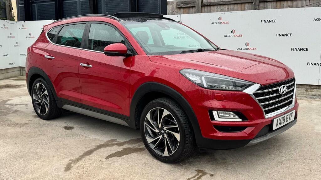 Hyundai Tucson Suv 1.6 Crdi Premium Se Dct Euro 6 Ss 2019 AX19EVF Red #2