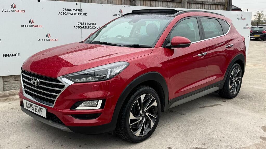 Hyundai Tucson Suv 1.6 Crdi Premium Se Dct Euro 6 Ss 2019 AX19EVF Red #4