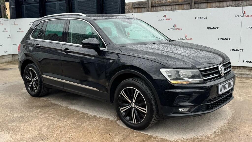 Volkswagen Tiguan Suv 2.0 Tdi Se Navigation Dsg 4Motion Euro 6 Ss AV67MYZ Black #2