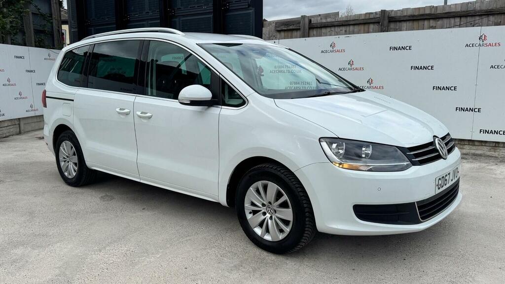 Volkswagen Sharan Mpv 2.0 Tdi Se Nav Dsg Euro 6 Ss 201867 White #2