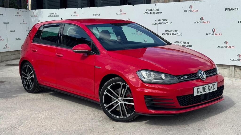 Volkswagen Golf Hatchback 2.0 Tdi Bluemotion Tech Gtd Dsg Euro 6 Red