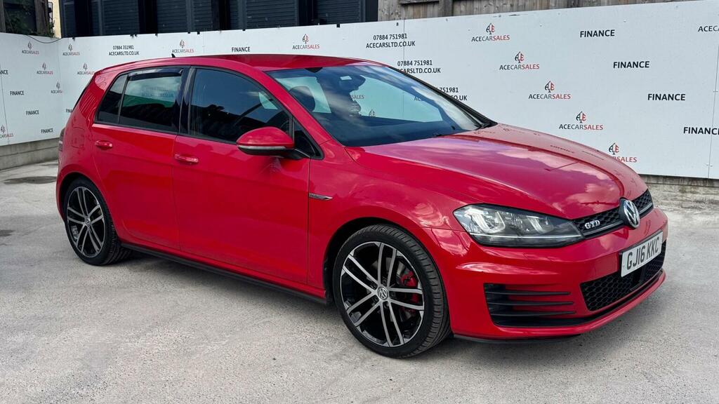 Volkswagen Golf Hatchback 2.0 Tdi Bluemotion Tech Gtd Dsg Euro 6 GJ16KKC Red #2