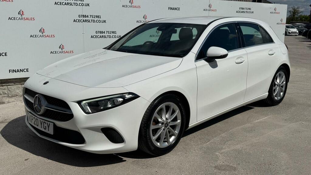 Mercedes-Benz A Class Hatchback 1.5 A180d Sport 7G-dct Euro 6 Ss KP20YGY White #4