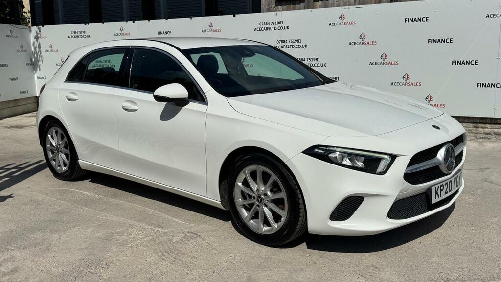Mercedes-Benz A Class Hatchback 1.5 A180d Sport 7G-dct Euro 6 Ss KP20YGY White #2