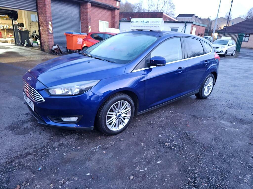 Ford Focus 1.0T Ecoboost Zetec Edition Euro 6 S S SA67HDY Blue #2
