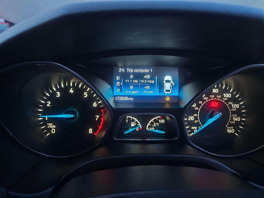 Ford Focus 1.0T Ecoboost Zetec Edition Euro 6 S S SA67HDY Blue #6